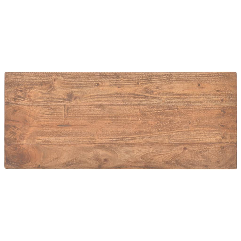 Produktbild för Konsolbord massivt mahognyträ 69x28x70 cm