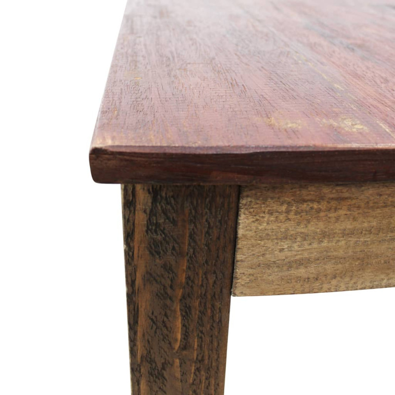 Produktbild för Matbord i massivt återvunnet trä 82x80x76 cm