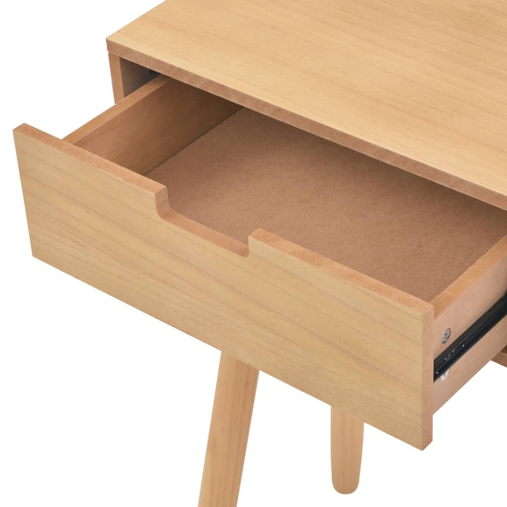 Produktbild för Konsolbord massiv furu 80x30x72 cm brun