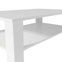 Produktbild för Soffbord spånskiva 100x59x42 cm vit