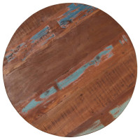 Produktbild för Barbord massivt återvunnet trä 75x(76-110) cm