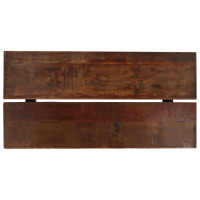 Miniatyr av produktbild för Barbord massivt återvunnet trä mörkbrunt 150x70x107 cm