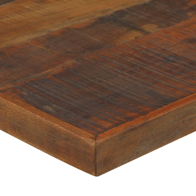 Produktbild för Barbord massivt återvunnet trä mörkbrunt 150x70x107 cm