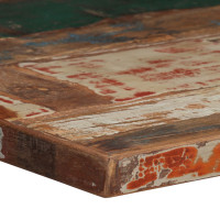 Produktbild för Barmöbler 3 delar massivt återvunnet trä flerfärgad