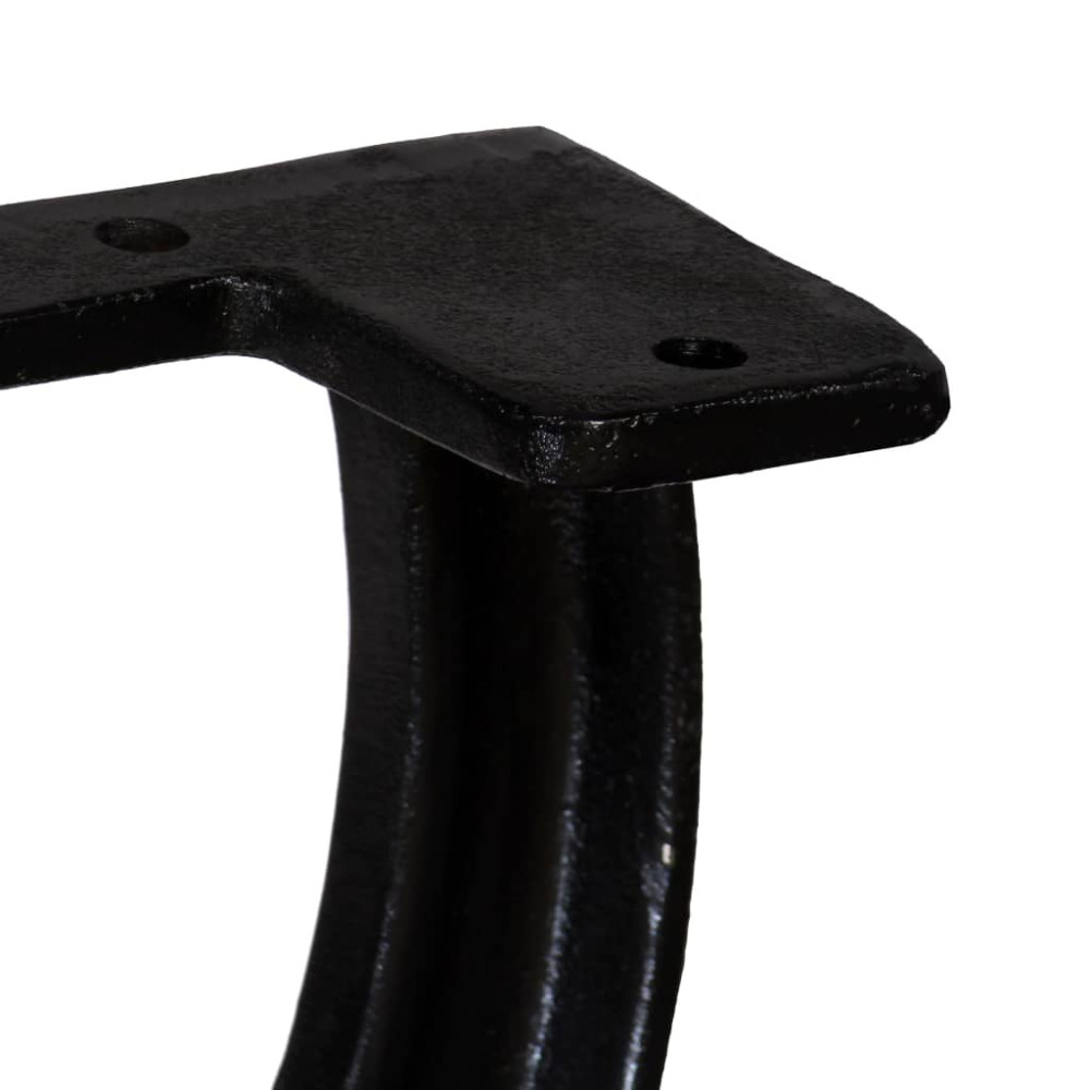 Produktbild för Bänkben 2 st X-ram gjutjärn