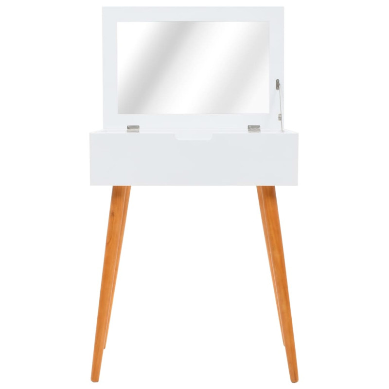 Produktbild för Sminkbord med spegel MDF 60x40x75 cm