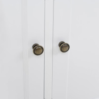 Miniatyr av produktbild för Skänk med 3 dörrar MDF och furu 105x35x77,5 cm