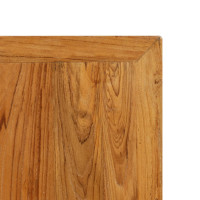 Produktbild för Barbord massiv återvunnen teak 60x60x107 cm