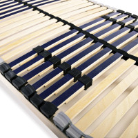 Produktbild för Ribbotten utan madrass med 42 ribbor 7 zoner 70x200 cm