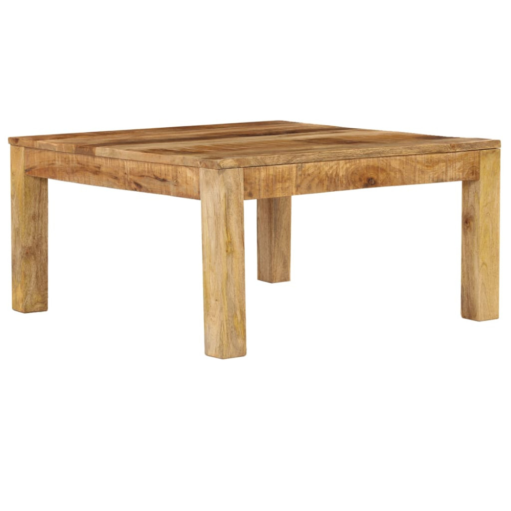 Produktbild för Soffbord massivt mangoträ 80x80x40 cm