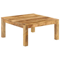 Produktbild för Soffbord massivt mangoträ 80x80x40 cm
