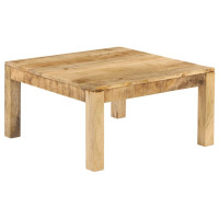 Produktbild för Soffbord massivt mangoträ 80x80x40 cm