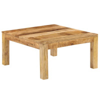 Produktbild för Soffbord massivt mangoträ 80x80x40 cm