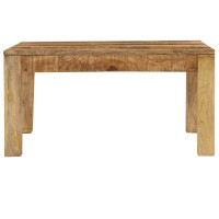 Produktbild för Soffbord massivt mangoträ 80x80x40 cm