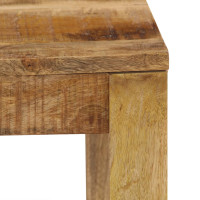Produktbild för Soffbord massivt mangoträ 80x80x40 cm