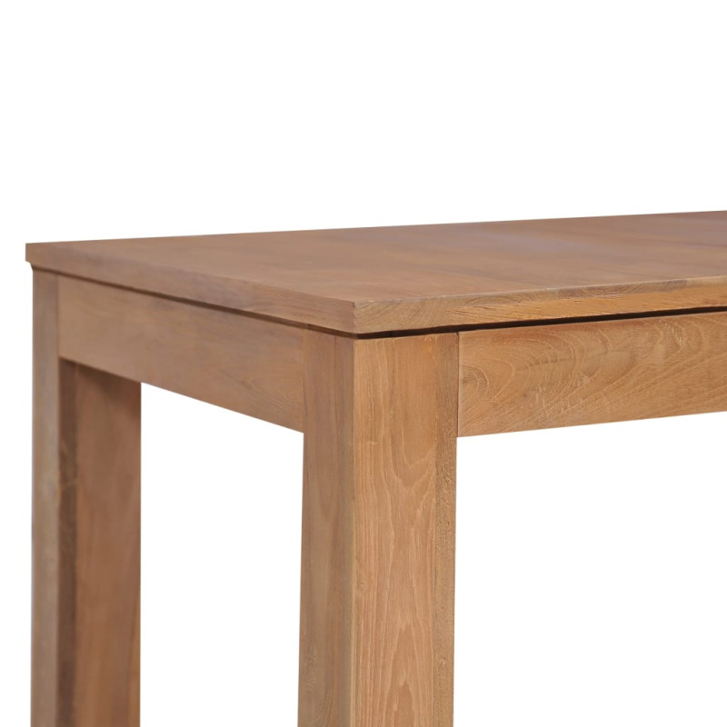 Produktbild för Matbord i massiv teak med naturlig finish 180x90x76 cm