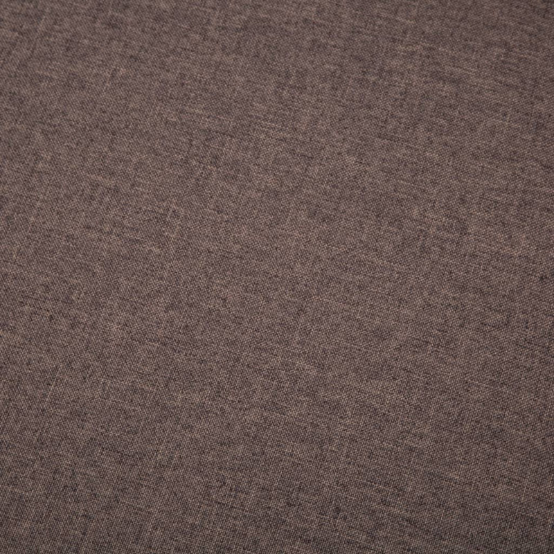 Produktbild för Soffa L-formad tygklädsel 186x136x79 cm brun
