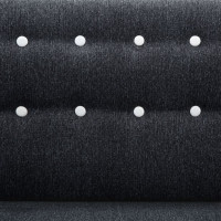 Miniatyr av produktbild för Soffa L-formad tyg 171,5x138x81,5 cm mörkgrå