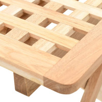 Produktbild för Hopfällbart sidobord i massiv valnötsträ 50x50x49 cm