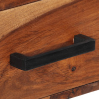 Produktbild för Skrivbord med 2 lådor 110x50x77 cm massivt sheshamträ