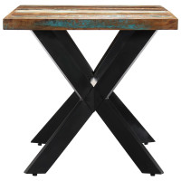 Produktbild för Matbord 160x80x75 cm massivt återvunnet trä