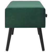 Miniatyr av produktbild för Soffbord grön 80x40x46 cm sammet