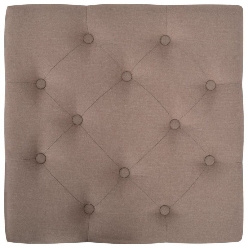 Produktbild för Pall brun 60x60x36 cm polyester
