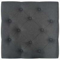 Miniatyr av produktbild för Pall mörkgrå 60x60x36 cm polyester