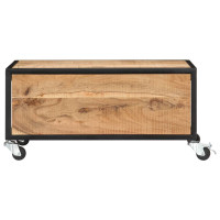 Produktbild för Soffbord 70x70x32 cm massivt akaciaträ