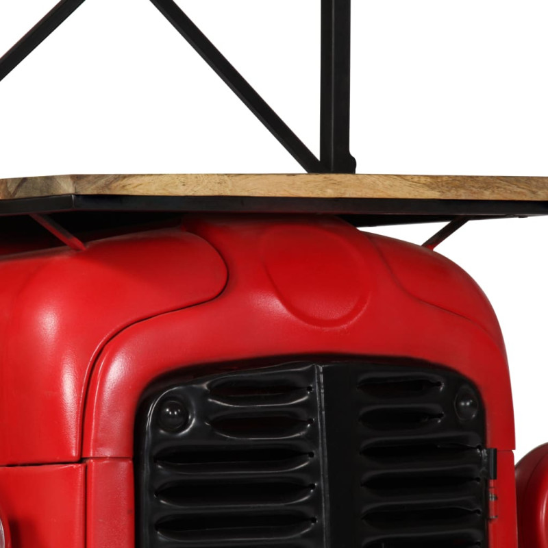 Produktbild för Vinställ traktor 49x31x172 cm massivt mangoträ