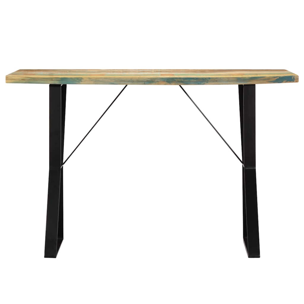 Produktbild för Matbord 120x60x76 cm massivt återvunnet trä