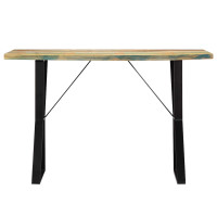 Produktbild för Matbord 120x60x76 cm massivt återvunnet trä