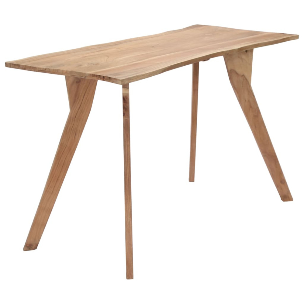 Produktbild för Matbord 120x58x76 cm massivt akaciaträ