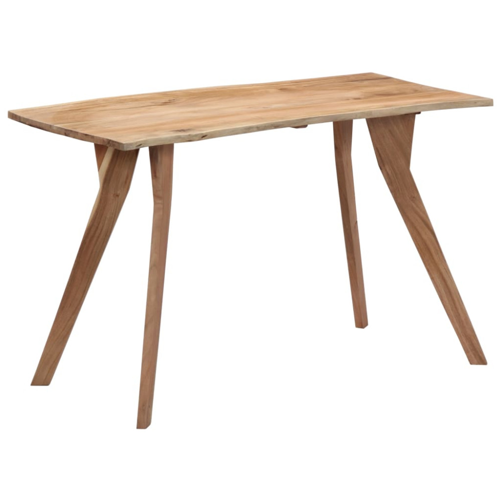 Produktbild för Matbord 120x58x76 cm massivt akaciaträ
