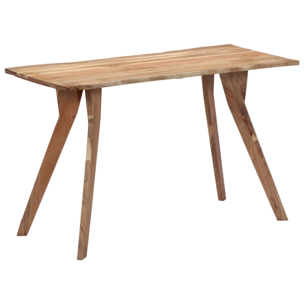 Produktbild för Matbord 120x58x76 cm massivt akaciaträ