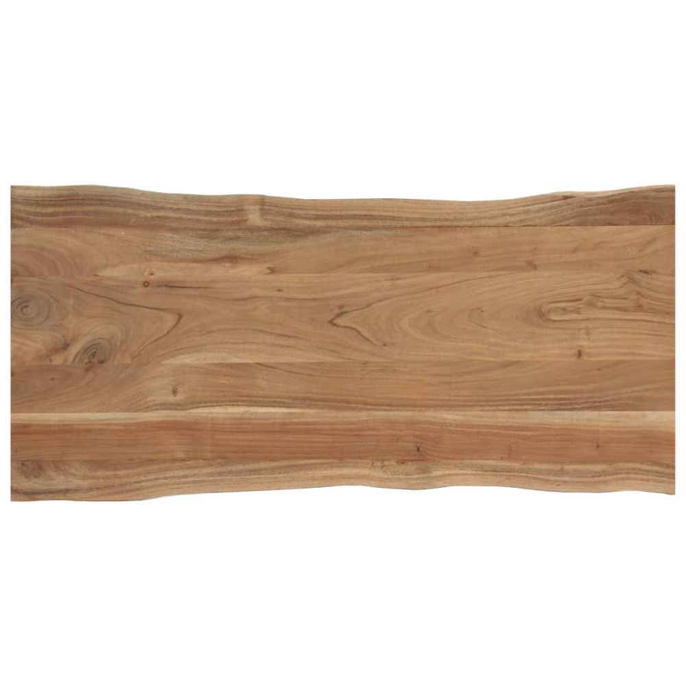 Produktbild för Matbord 120x58x76 cm massivt akaciaträ