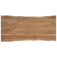 Produktbild för Matbord 120x58x76 cm massivt akaciaträ