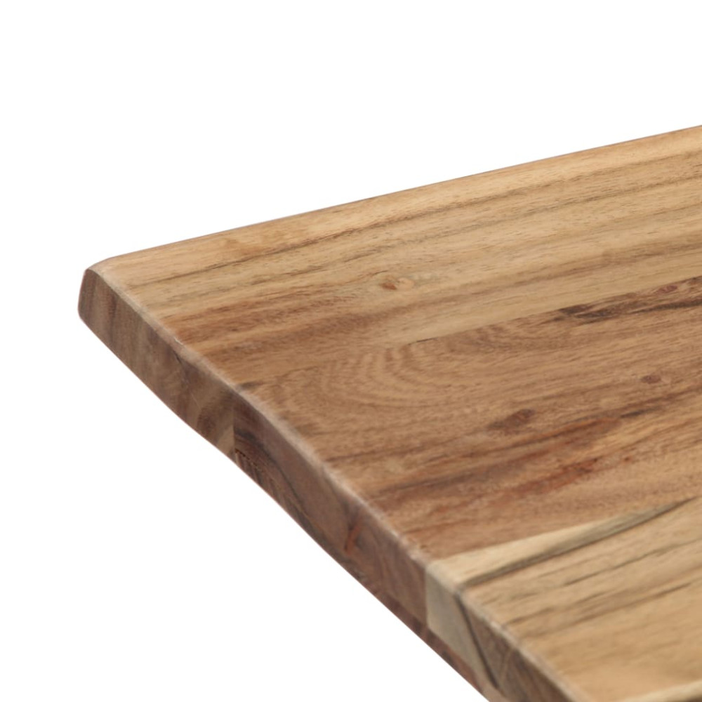 Produktbild för Matbord 120x58x76 cm massivt akaciaträ