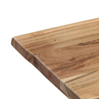 Produktbild för Matbord 120x58x76 cm massivt akaciaträ