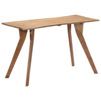 Produktbild för Matbord 120x58x76 cm massivt akaciaträ