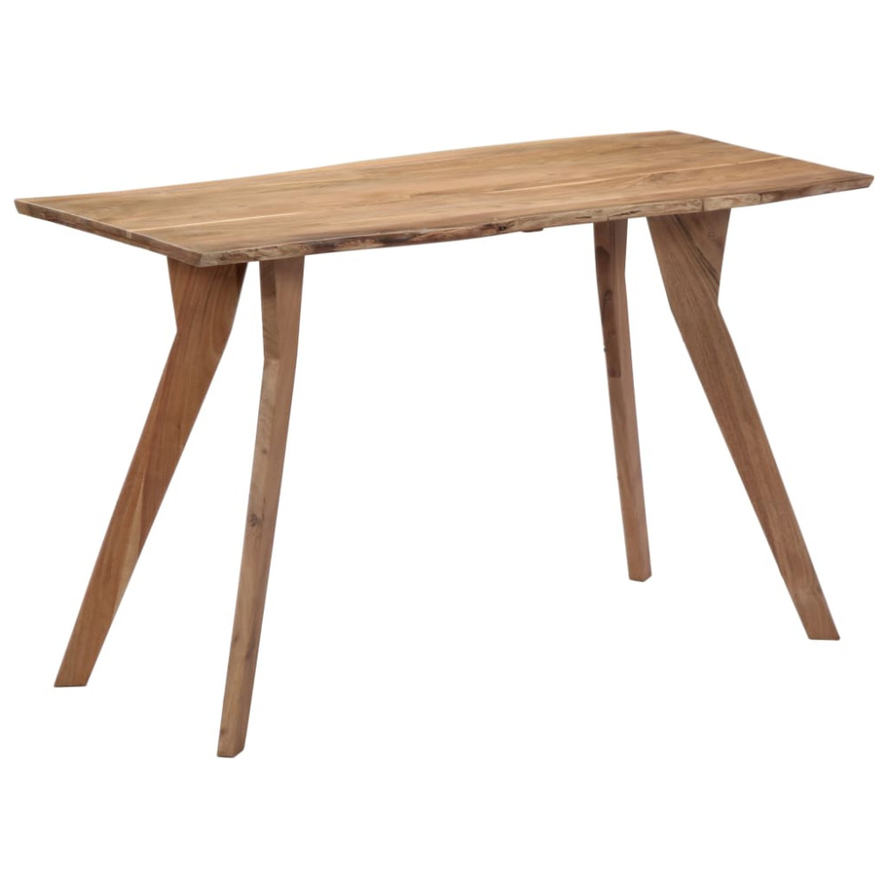 Produktbild för Matbord 120x58x76 cm massivt akaciaträ