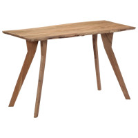 Produktbild för Matbord 120x58x76 cm massivt akaciaträ