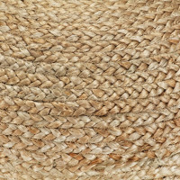 Produktbild för Handgjord sittpuff olivgrön 40x45 cm jute