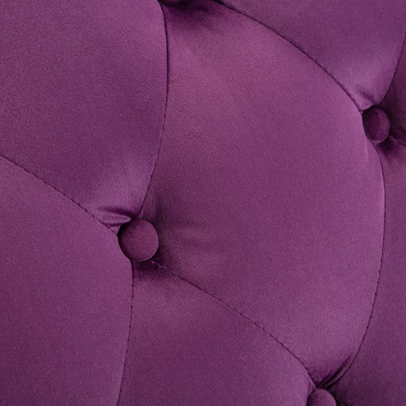 Produktbild för Schäslong lila sammet