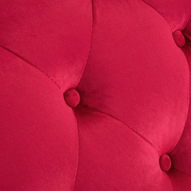 Produktbild för Schäslong röd sammet