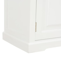 Produktbild för TV-bänk vit 90x30x40 cm trä