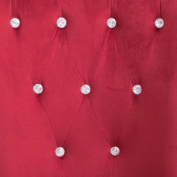 Miniatyr av produktbild för Matstolar med armstöd 2 st röd sammet