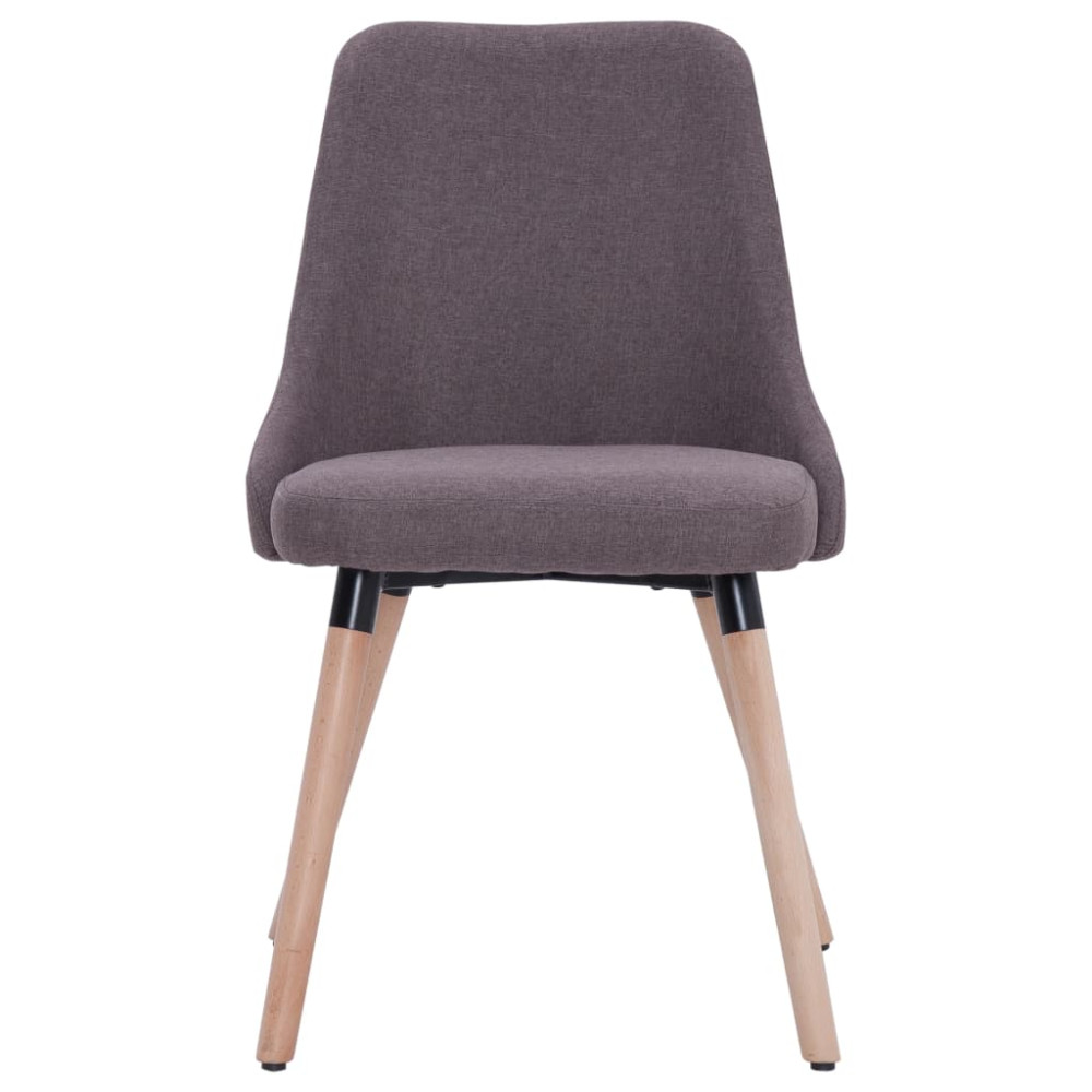 Produktbild för Matstolar 4 st taupe tyg