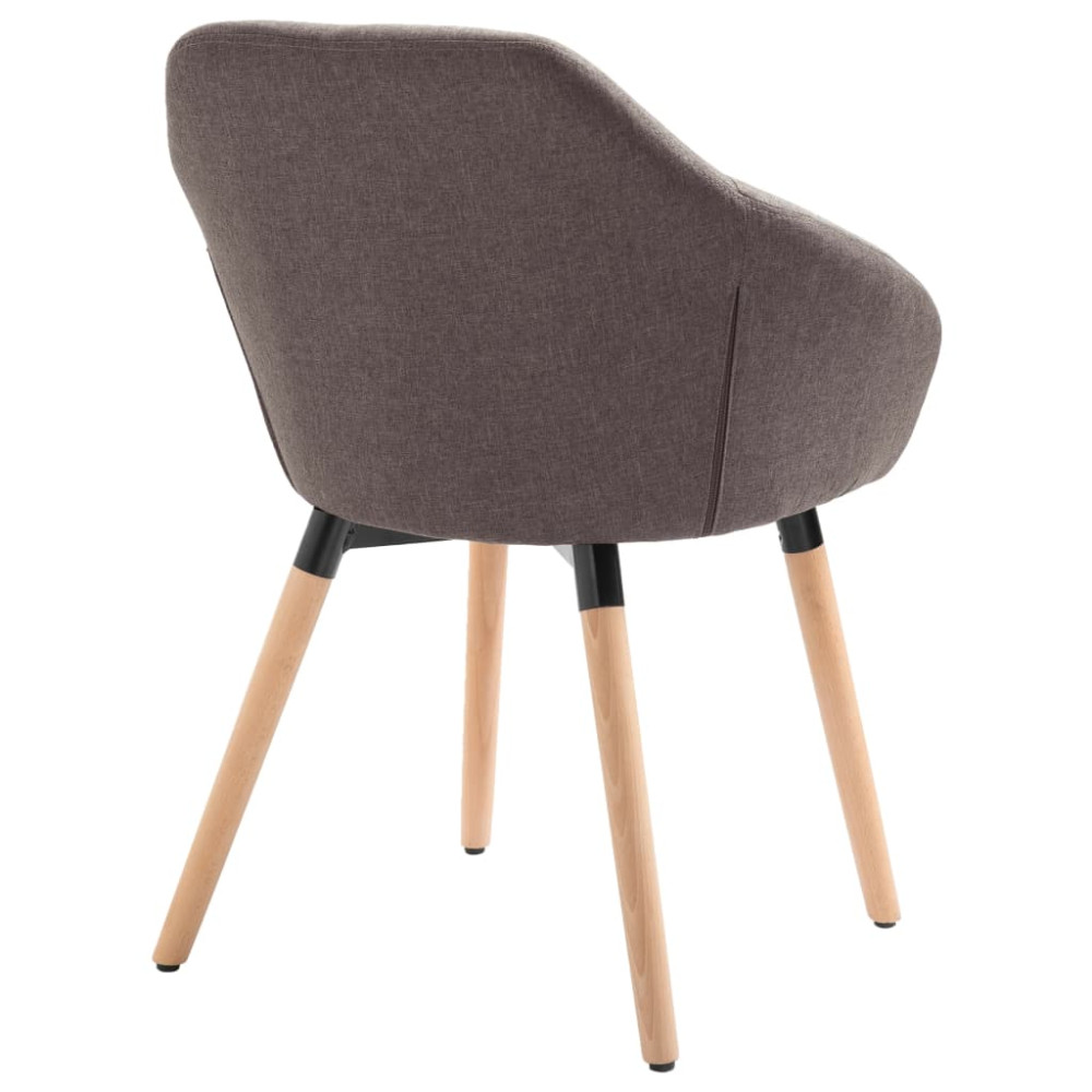 Produktbild för Matstolar 4 st taupe tyg