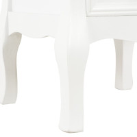 Miniatyr av produktbild för Nattduksbord 2 st vit 35x30x49 cm MDF